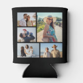 独自の5つのフォトコラージュを作成 缶クーラー (裏面)