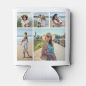 独自の5つのフォトコラージュを作成 缶クーラー (裏面)