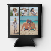 独自の5つのフォトコラージュを作成 缶クーラー (正面)