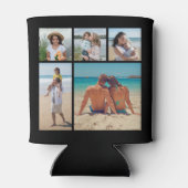 独自の5つのフォトコラージュを作成 缶クーラー (裏面)