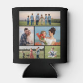 独自の5つのフォトコラージュを作成 缶クーラー (裏面)