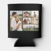 独自の5つのフォトコラージュを作成 缶クーラー (正面)