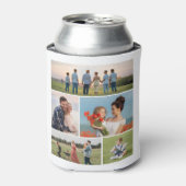 独自の5つのフォトコラージュを作成 缶クーラー (缶正面)