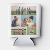 独自の5つのフォトコラージュを作成 缶クーラー (正面)