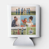 独自の5つのフォトコラージュを作成 缶クーラー (裏面)