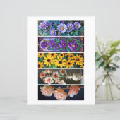 独自の5つの庭の花のしおりを作成する (スタンド正面)