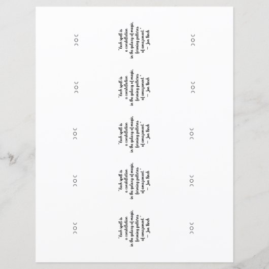 独自の5つの美しいフローラブックマークの作成 (裏面)