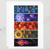 独自の5フローラブックマークをユニーク作成する (正面/裏面)