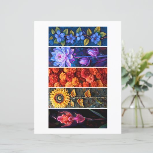 独自の5フローラブックマークをユニーク作成する (スタンド正面)