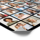 独自の54フォトコラージポスターの作成 ポスター (角)