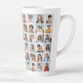 独自の54フォトコラージュを作成 カフェラテマグ (右)