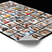 独自の54フォトコラージュを作成 ポスター (角)