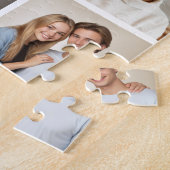 独自の54フォトコラージュ編集可能カラーを作成 ジグソーパズル (側面)