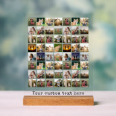 独自の56フォトパーソナライズされたコラージュを作成 アクリルサイン (ニュートラル)