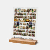 独自の56フォトパーソナライズされたコラージュを作成 アクリルサイン (傾斜)