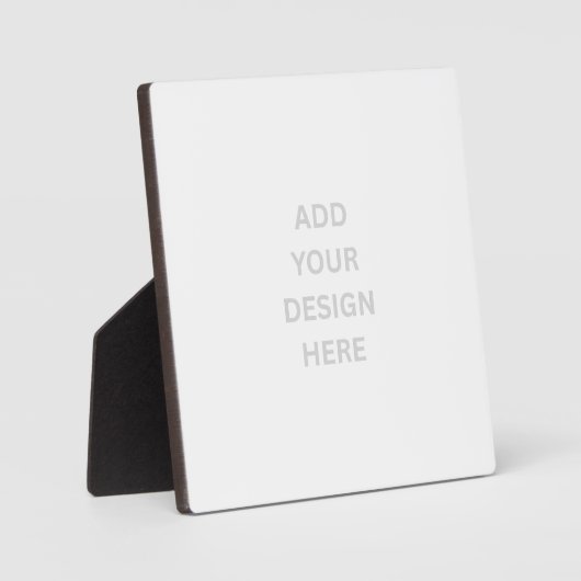 独自の5.25インチx5.25インチUV耐性イーゼルの作成 フォトプラーク (正面)