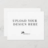 独自の5.5x4.25ランドスケープを作成 エンクロージャーカード (正面/裏面)