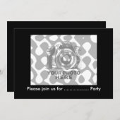 独自の5"x7"招待状水平を作成4 招待状 (正面/裏面)