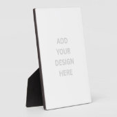 独自の5"x7" UV耐性イーゼルプラークを作成 フォトプラーク (側面)