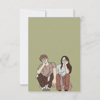 独自の5" x 7"結婚式招待状の作成 招待状