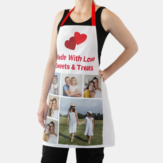 独自の6つのフォトコラージュを作成する独自のロゴを追加する エプロン (インサイチュ)