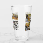 独自の6つのフォトコラージュ最高のパパを作成 タンブラーグラス (左)