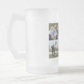 独自の6つのフォトコラージュ最高のパパを作成 フロストグラスビールジョッキ (左)