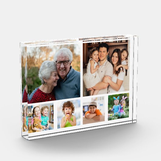 独自の6ファミリモダン写真コラージュを作成 フォトブロック (左)