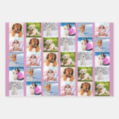 独自の6フォトコラージピンクセットの作成3 ラッピングペーパーシート (正面2)