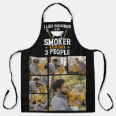 独自の6フォトコラージュパパBBQの作成 エプロン (正面)