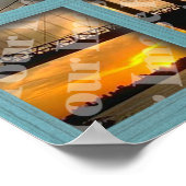 独自の6ペイン緑木窓フレームを作成する ポスター (角)