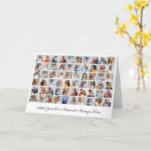 独自の60枚のフォトコラージュを作成するあいさつ文を追加 カード (黄色い花)