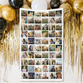 独自の60枚の写真パーソナライズされたコラージュを作成 横断幕