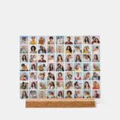 独自の63フォトコラージュを作成 アクリルサイン (正面)