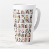 独自の63フォトコラージュを作成 カフェラテマグ (右アングル)