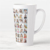 独自の63フォトコラージュを作成 カフェラテマグ (右)