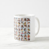 独自の63フォトコラージュを作成 コーヒーマグカップ (正面右)