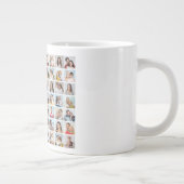 独自の63フォトコラージュを作成 ジャンボコーヒーマグカップ (右)