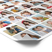 独自の63フォトコラージュを作成 ポスター (角)