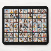 独自の63フォトコラージュを作成 マウスパッド (正面)