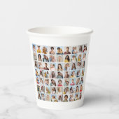 独自の63フォトコラージュを作成 紙コップ (裏面)