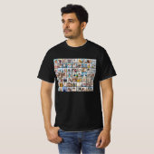 独自の63フォトコラージュを作成 Tシャツ (正面フル)