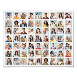 独自の63フォトコラージュ写真の拡大を作成 フォトプリント           