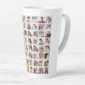 独自の64フォトコラージュを作成 カフェラテマグ (右アングル)