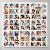 独自の64フォトコラージュを作成 ポスター (正面)