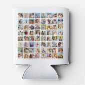 独自の64フォトコラージュを作成 缶クーラー (裏面)