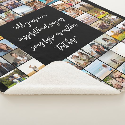 独自の64フォトパーソナライズされたコラージュを作成 シェルパブランケット (3/4)