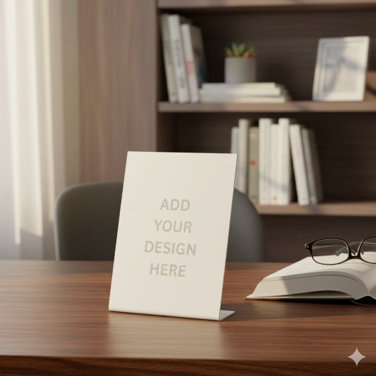 独自の6" X 8"ペデスタル記号を作成する 台座サイン