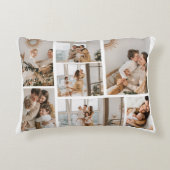 独自の7つのフォトコラージュを作成 アクセントクッション (正面)