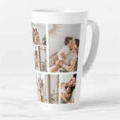 独自の7つのフォトコラージュを作成 カフェラテマグ (右アングル)